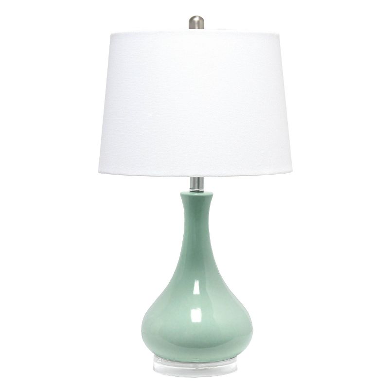 Droplet Table Lamp with Fabric Shade - Lalia Home, 1 of 10
