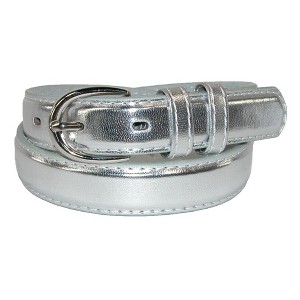 CTM Kid's Leather 1 inch Basic Dress Belt (Pack of 2) - 1 of 4