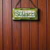 Slickblue Rectangular Irish Stained Glass Panel – Hanging Decor with 4 Celtic-Inspired Cultural Designs - 2 of 3