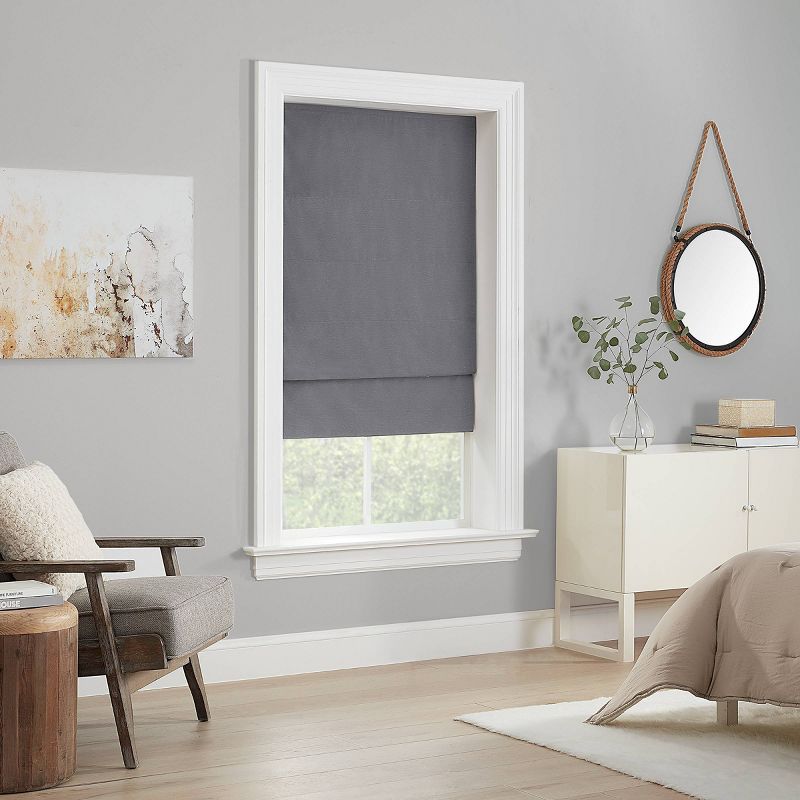 Dillan 100% Total Blackout Cordless Roman Blind and Shade - Eclipse, 4 of 10