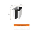 Chery Life Mini Trash Can For Kitchen Garbage Bin - 3 of 4