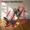 COZONY 2-in-1 Hack Squat & Leg Press Machine w/ Linear Bearing, Plate Storage, Heavy-Duty Lower-Body Trainer for Home Gym - 2 of 4