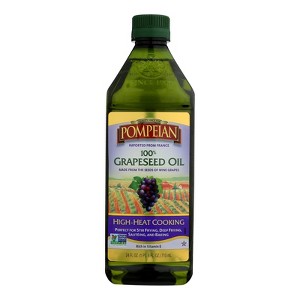 Pompeian - 100% Grapeseed Oil  - Case of 6 - 24 fl oz - 1 of 2