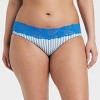 Women's Cotton Blend Bikini Underwear with Lace - Auden™ - 4 of 4