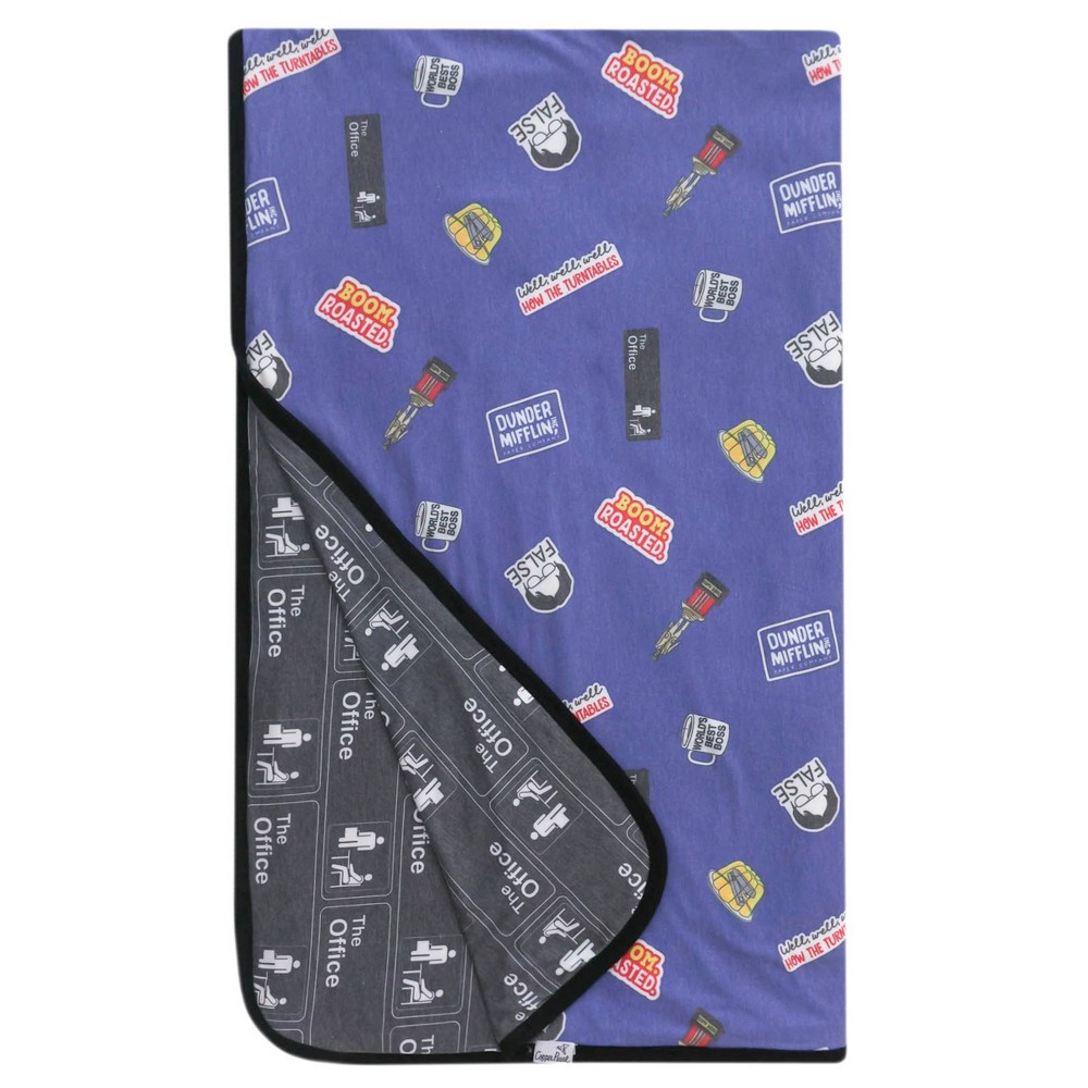 Premium Three-Layer Kids' Jumbo Quilt The Office