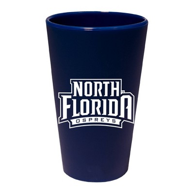 NCAA North Florida Ospreys Silicone Pint Glass - 16oz