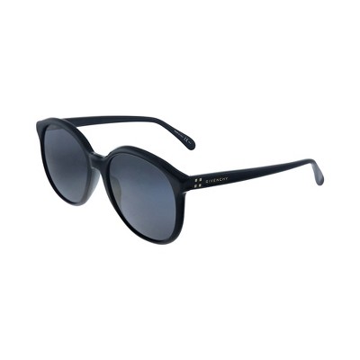 Givenchy  807 IR Womens Oval Sunglasses Black 56mm