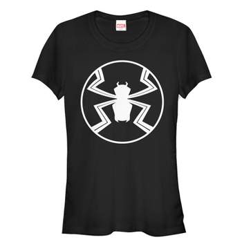 Juniors Womens Marvel Logo Target : Venom T-shirt Agent