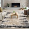 Modern Abstract Washable Living Room Bedroom Area Rugs, Soft Large Non Slip Floor Carpet for Home Office - 3 of 4