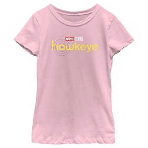 Girl's Marvel Hawkeye Logo T-Shirt - 1 of 4