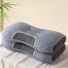 PDTEND 3D Knitted Cotton Cervical Pillow Set of 2 with Slow-Rebound Memory Foam, Breathable Washable Cover - 2 of 4