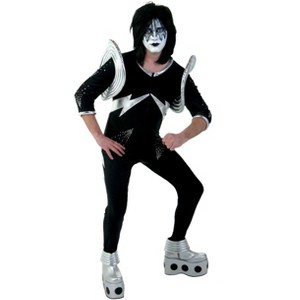 HalloweenCostumes.com Men's Authentic Ace Frehley Spaceman Halloween Costume  | Adult Spaceman KISS Costume - 1 of 3