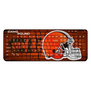 NFL AFC Teams Brick Wall Wireless USB Keyboard - 1 of 4
