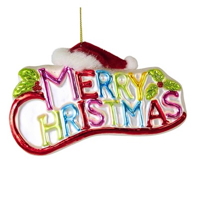 Craftoutlet.com 3.0 Inch Merry Christmas Ornament Santa Hat Tree ...