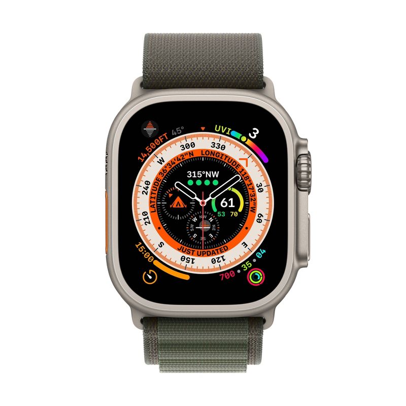 Apple Watch Ultra GPS + Cellular Titanium Case with Alpine Loop, 3 of 10