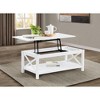 Coaster,Skyview 44-inch Rectangular Lift Top Coffee Table White - 3 of 4