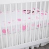 Disney Minnie Mouse Hearts Photo Op Fitted Crib Sheet - Pink and White - 4 of 4