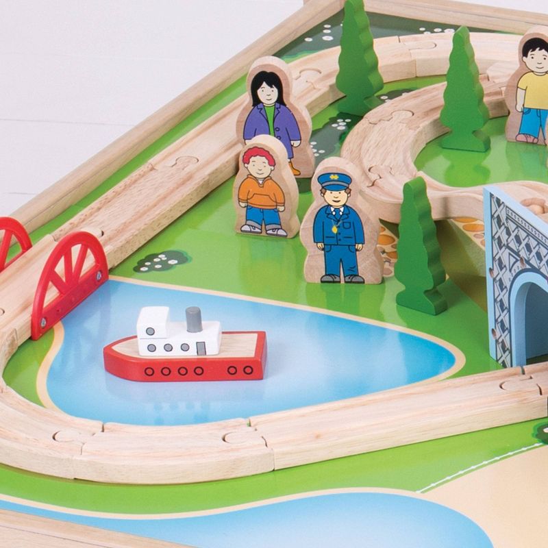 Bigjigs City Train Set and Table, 6 of 7