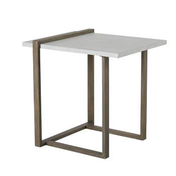 Annie Wood Contemporary End Table White - Abbyson Living