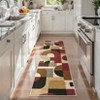 Area Rug Modern Geometric Abstract Rug Bedroom Ultra-Thin Soft Low Pile Large Carpet Living Room Non Slip Dining Room - 3 of 4