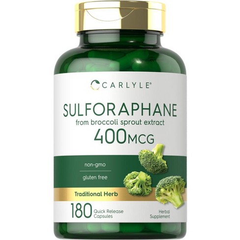 Carlyle Sulforaphane Supplement 400mcg 180 Capsules Target