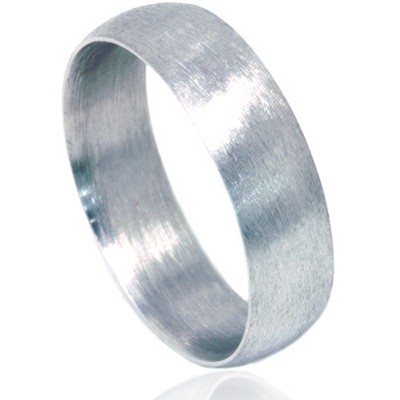 Pompeii3 6mm Platinum Matte Finish Wedding Band