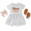 The Juniper Shop Boho Happy Baby Infant Dress - 18M - Heather Grey - 2 of 4