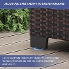 Acekool 7 Piece Patio Set Rattan Outdoor Sofa with Cushions PE Wicker Sectional Couch and Table for Balcony Garden Porch Conversation - 4 of 4