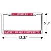 Sacred Heart University Pioneers Full Size Standard License Plate Metal Frame - 4 of 4