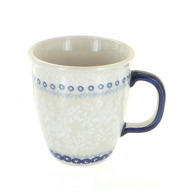 Blue Rose Polish Pottery Victoria Coffee Mug