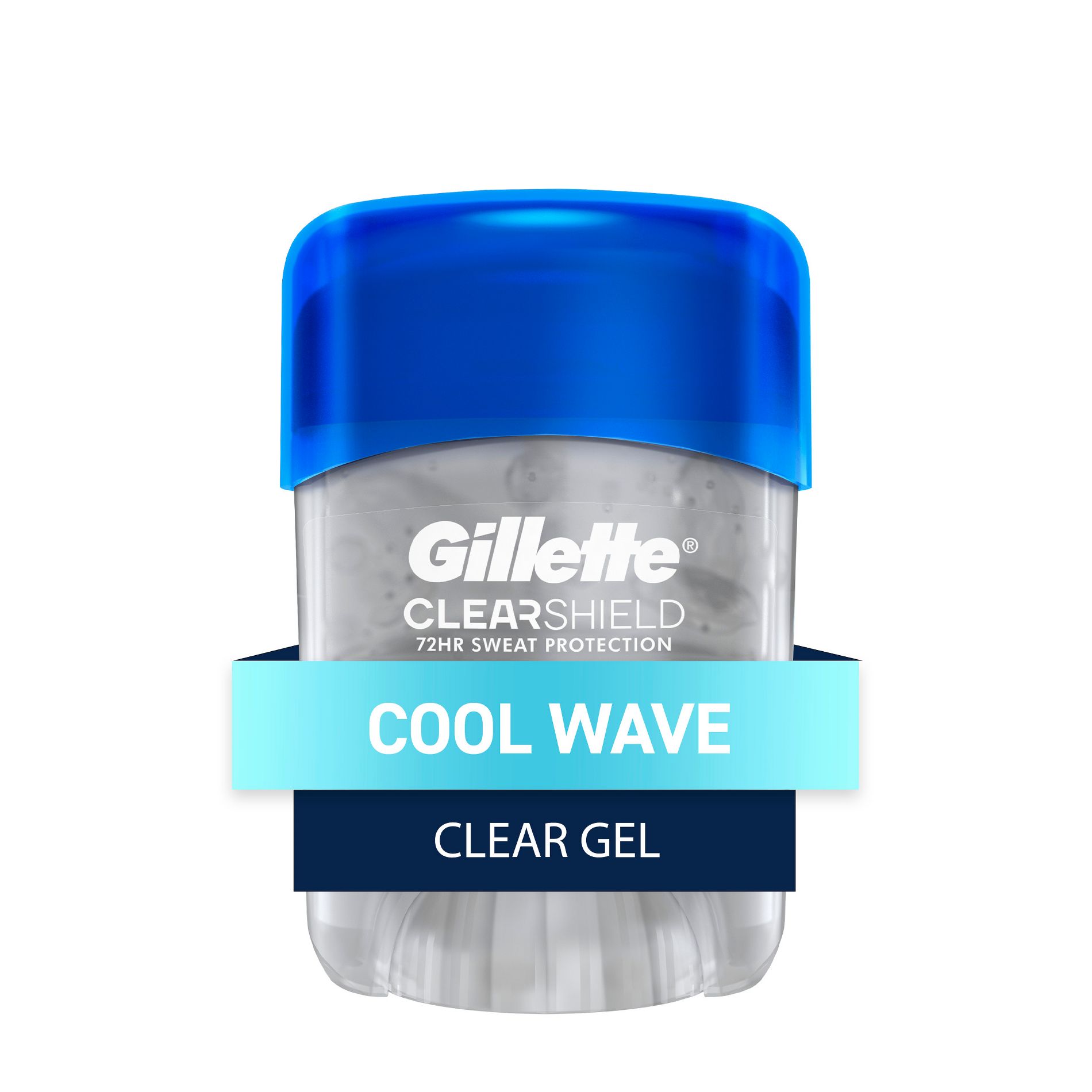 Gillette Clear Gel Cool Wave Mini Deodorant - 0.5oz: Under Arm, Antiperspirant, Fresh Scent, Travel Size