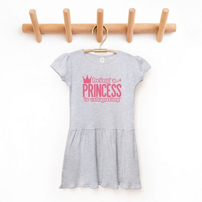 The Juniper Shop Being A Princess Is Exhausting Toddler Graphic Dress