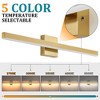 KAISITE 24in Gold Bathroom Vanity Light with 5 CCT Adjustable LED - 4 of 4