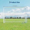 6x4FT Portable Soccer Goal, Backyard Soccer Net and Frame, Foldable Pop Up Soccer Nets Training Equipment Suitable with Carry Bag for Kids and Adults - 2 of 4