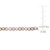 EVERLY JEWELRY | 14k Yellow Gold 3-4mm Pink Cultured Freshwater Pearl Necklace and Bracelet Set - 2 of 4