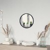 Emma and Oliver Wall Mounted Mirror with Iron Frame, Silver Backing and Shatterproof Glass for Entryways, Bathrooms and More - 2 of 4