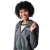 Kuromi Hearts & Bows Women's 2-Pack Charcoal Long Sleeve Crop Hoodie & Joggers Combo Set - 3 of 4