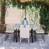 Aoodor Outdoor Dining Chair Cushions Set of 4, Waterproof Patio Furniture Seat Cushions, Outdoor Chair Pads with Ties - 2 of 4