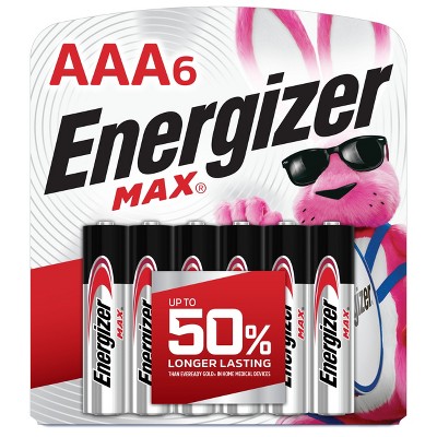 Energizer Max AAA Batteries - 6pk Alkaline Battery