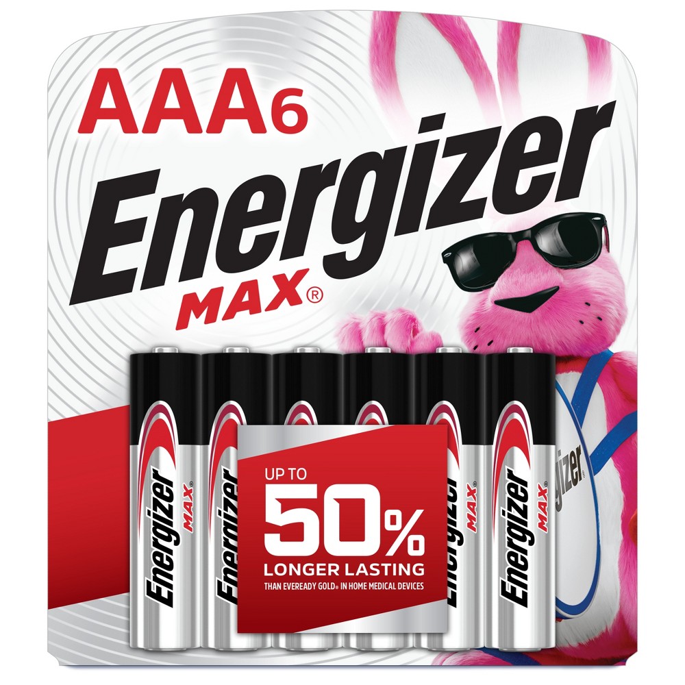Photos - Battery Energizer Max AAA  - 6pk Alkaline Battery 