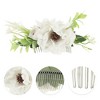 Unique Bargains Women's Flexible Simulated Flowers Hair Clip Comb 1 Pc - 3 of 4