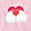 Heart Valentine You Complete Me Love Women's T-Shirt Pink - 2 of 4