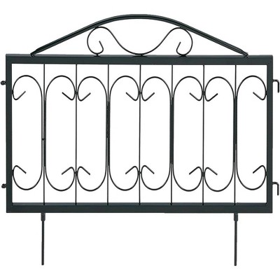 Decorative Garden Fence Rustproof Metal Border Fences Decor
