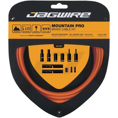 Jagwire Pro Polished Mountain Brake Kit Brake Cable & Housing Set