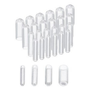 Unique Bargains Vinyl Rubber Screw Thread Bolt Plug Round Tube Insulated Protective Caps - 1 of 4