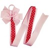 Wrapables Hair Clip and Hair Bow Holder, Pink Polka Dots - 4 of 4