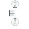 Elegant Lighting Neri 6 Inch Wall Sconce Clear Shade in Chrome - 3 of 4