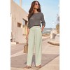 Women's Pleated Wide Leg Trouser - LASCANA - 3 of 4