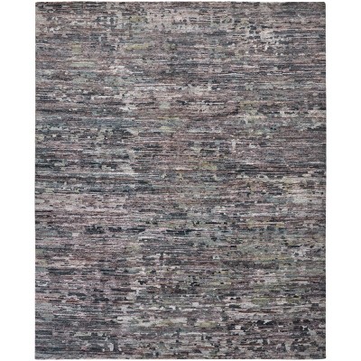 Conroe Modern Abstract Blue/Gray Area Rug