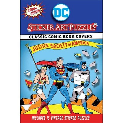 DC Sticker Art Puzzles - by  Steve Behling (Paperback)